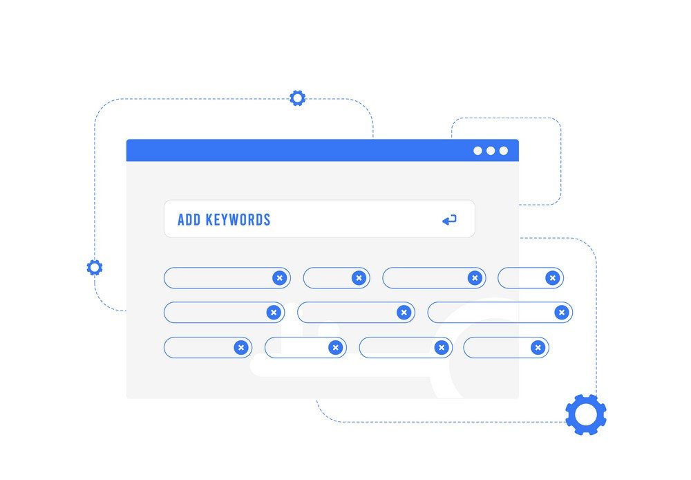 SEO關鍵字的使用技巧示意圖